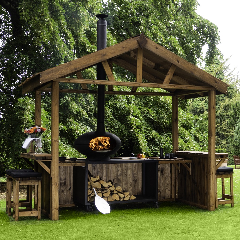 Nhà chòi gỗ sân vườn cho những bữa tiệc BBQ ngoài trời